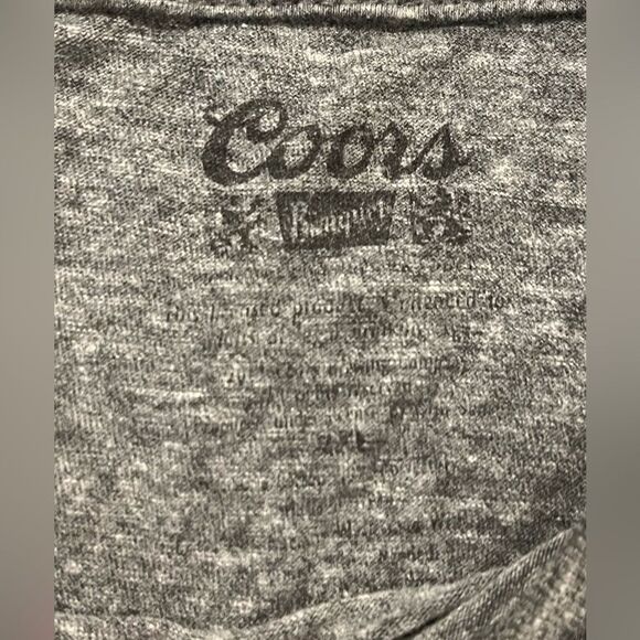 Men’s Vintage Wash Coors Banquet Tee Size 2Xl Gray Very Soft Great Condition - Picture 4 of 6